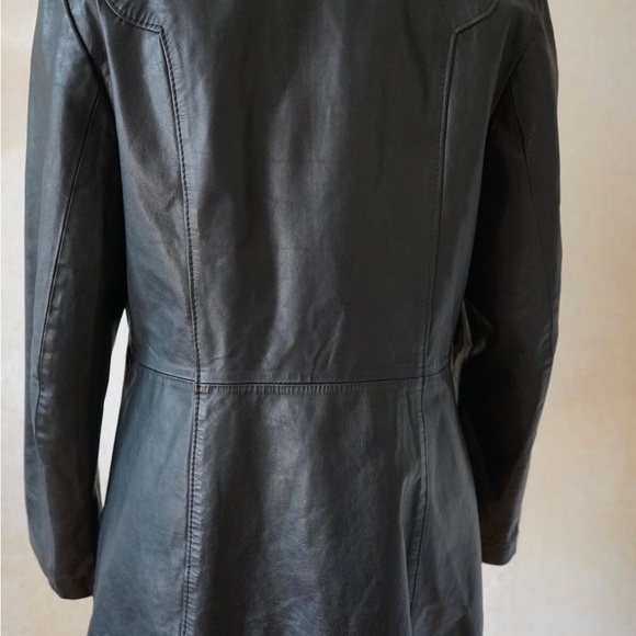 Vintage leather jacket 60s 70s - Picture 7 of 10